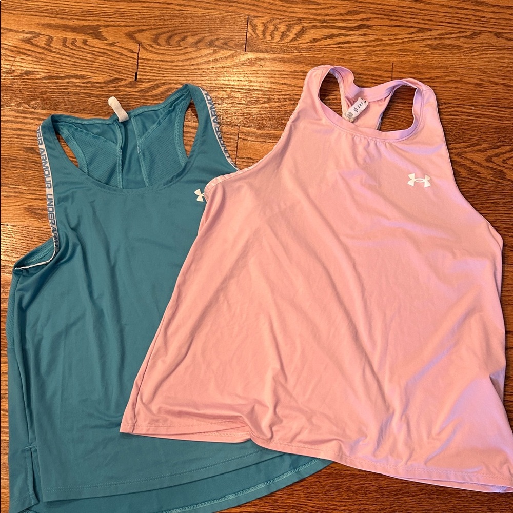 Under Armour Girls Knockout Tank Tops (2)